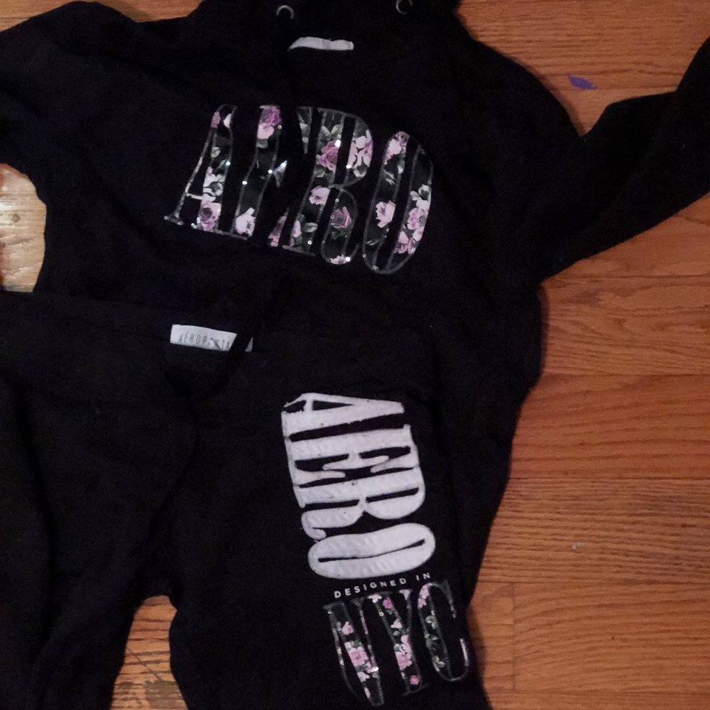 Aeropostale hoodie and sweat pants